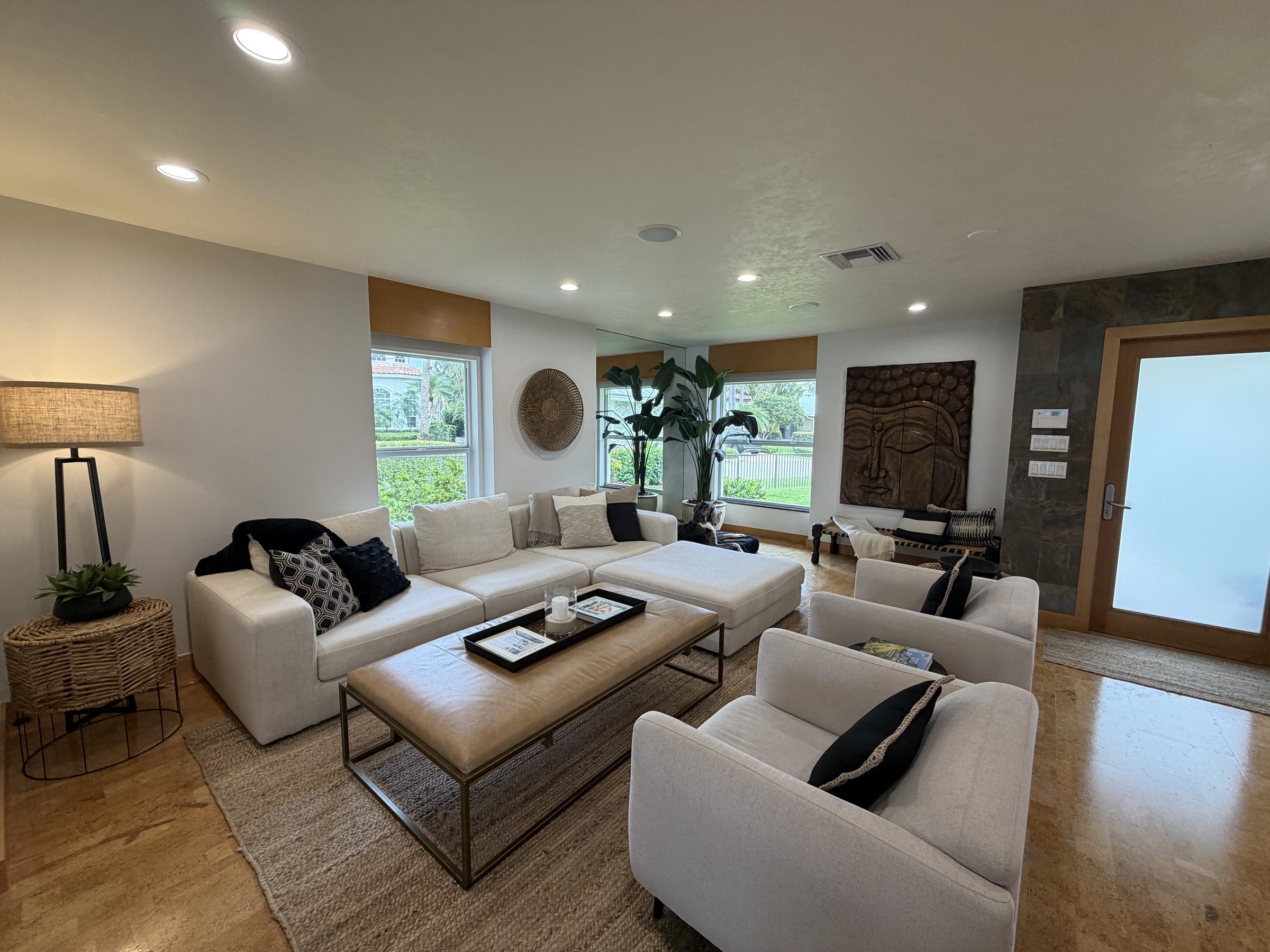 Florida residence — formal living room after